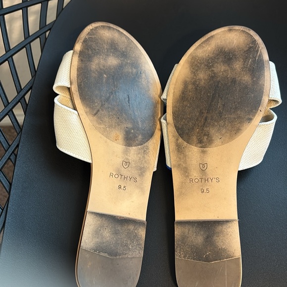 Rothy’s Bow Sandals Women Sz 9.5 in Ivory - Picture 8 of 8